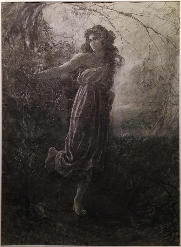 Fanciulla uscente dal bosco, 1904